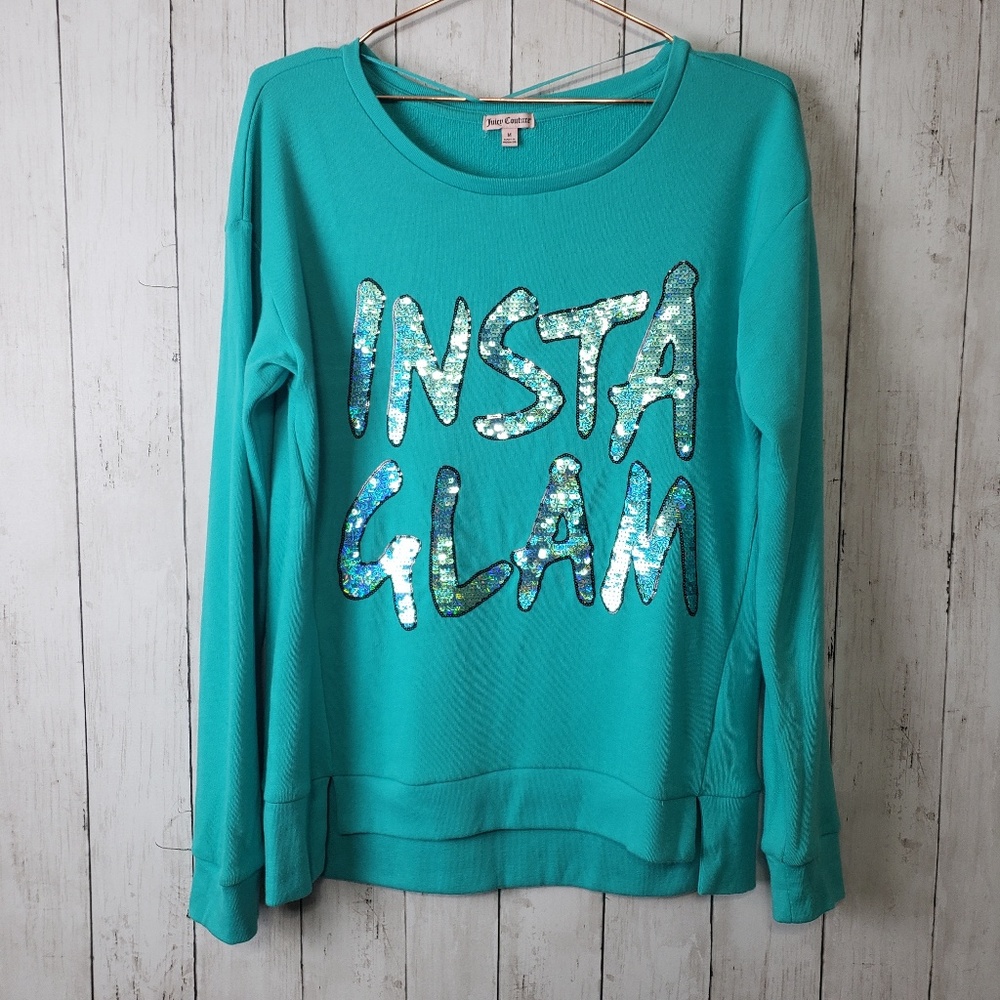 Juicy Couture "Insta Glam" sweater, M